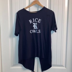 A rice university owls shirt